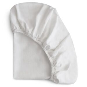 White and Gray 2ct Fitted Bassinet Sheets